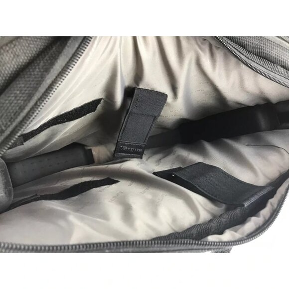 Targus Black Unisex Crossbody Adjustable Strap Inner‎ Pockets Laptop Bag Sz M - Picture 10 of 15